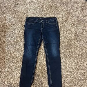 Silver Aiko Mid Super Skinny size 18 length 31